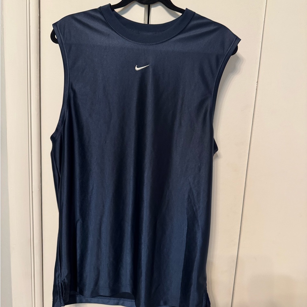 Nike Blue Muscle Tee Relaxed Fit